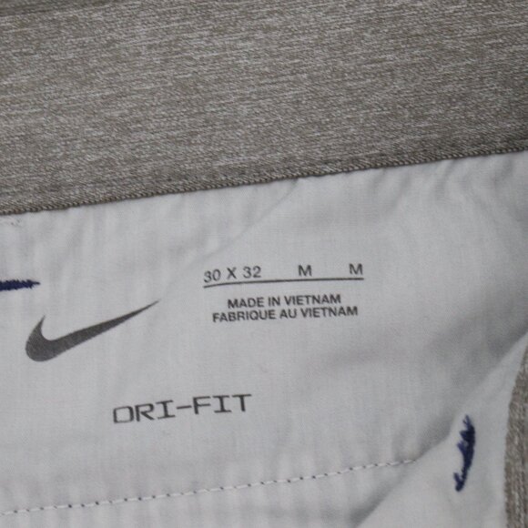 Malbon Golf x Nike Pant Mens 30 Dri-FIT UV Chino Striped Straight Leg Mid Rise - Picture 13 of 15